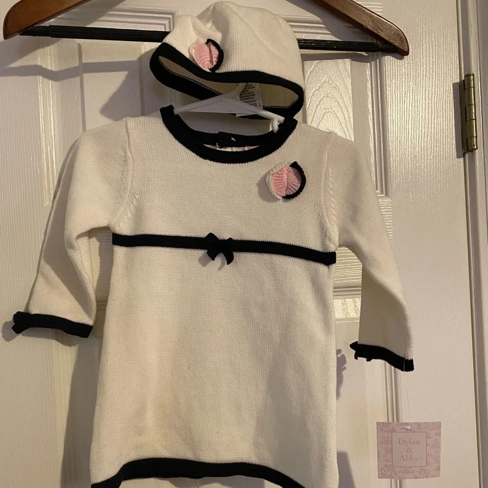 NWT Dylan & Abby Sweater Dress and Hat
